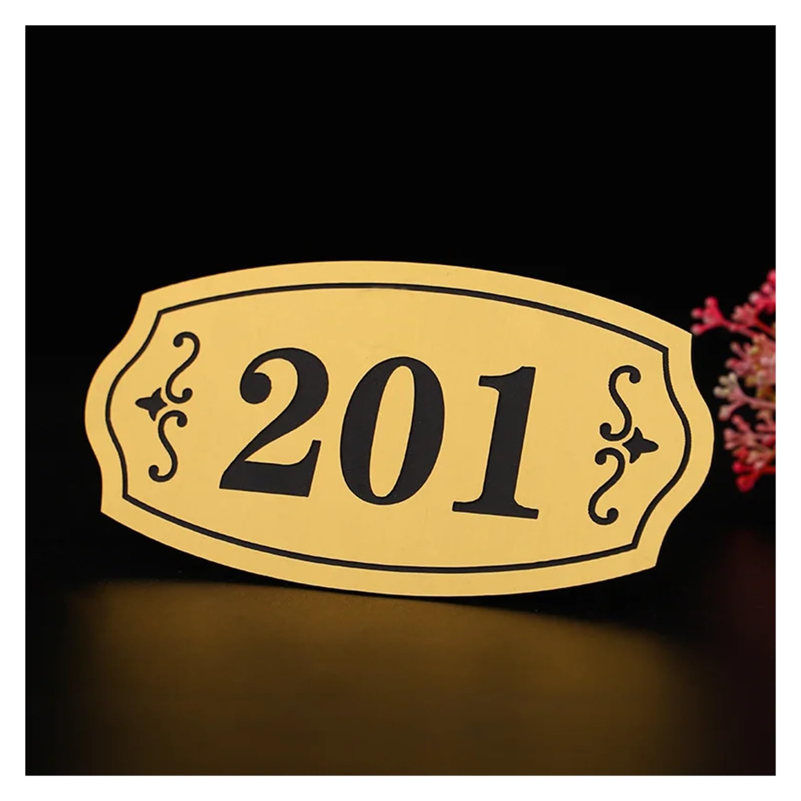Letreros Con Números Acrílicos for Casa, Placas De Puerta Tienda Oficina, Cartel, Salón Estudio, 2026, 1 Ud(1 pc)