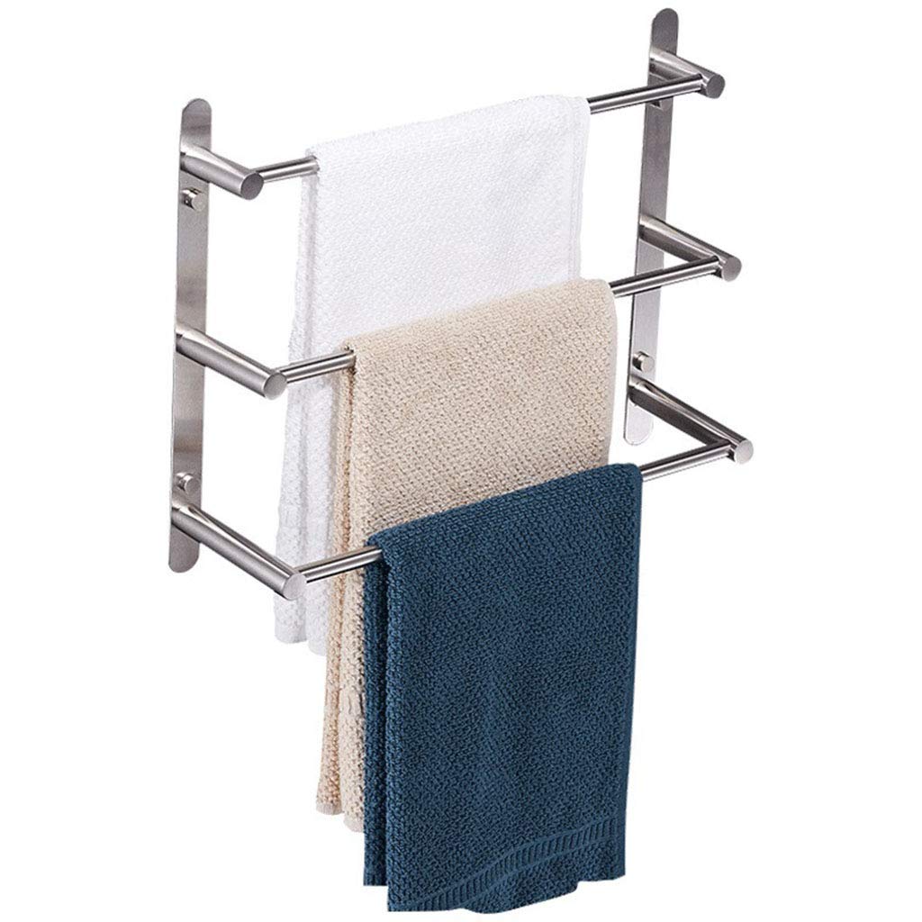 Porte-serviettes gain de place à 3 barres pour une cuisine ou salle de bain ordonnée