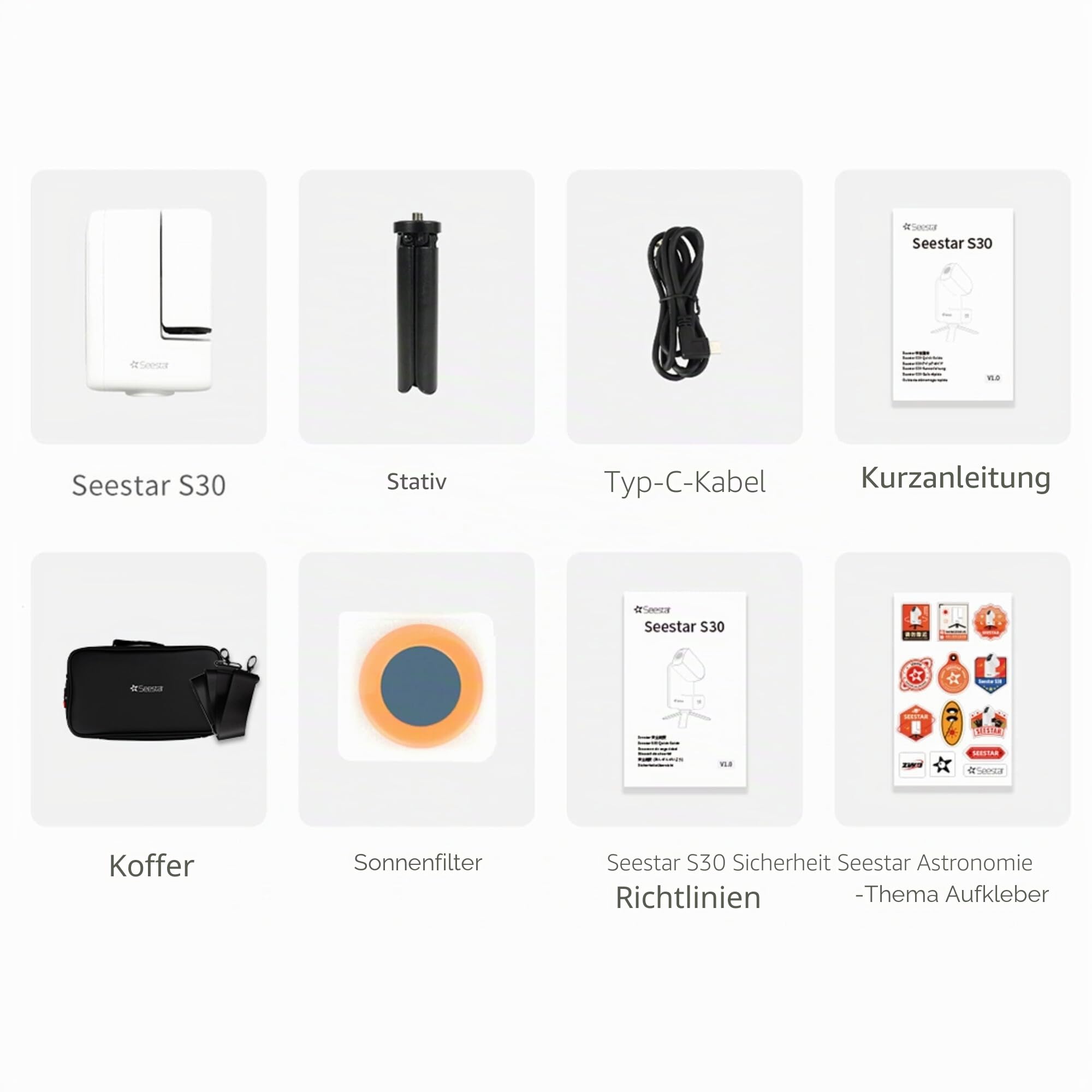 ZWO Smart Telescope AP 30/150 Seestar S30