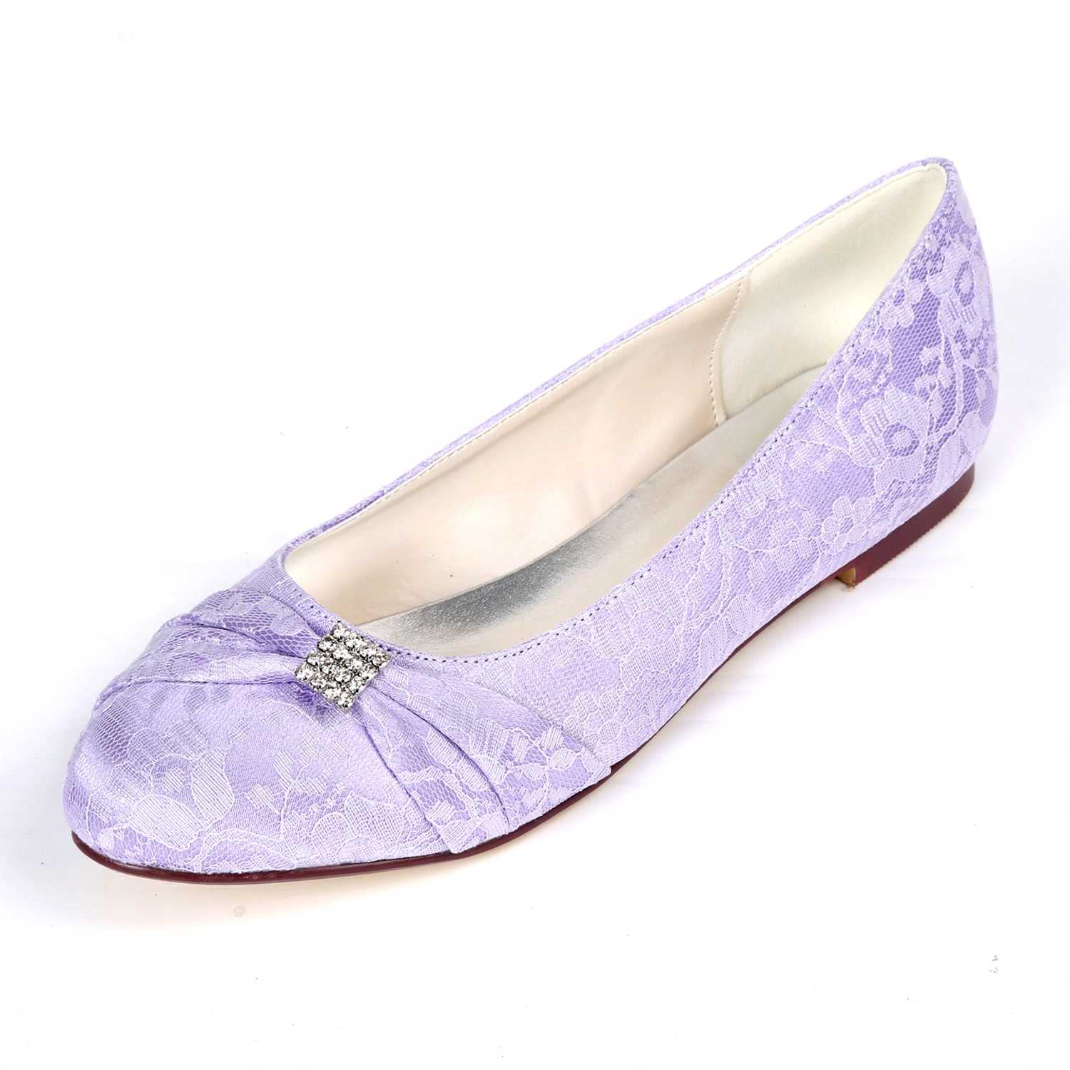 Frauen-Flatschuhe mit rundem Zeh Atmungsaktiv Slip-On Flatschuhe für Frauen Komfortable Ballett-Flats Casual Business Flats Dress-Schuh