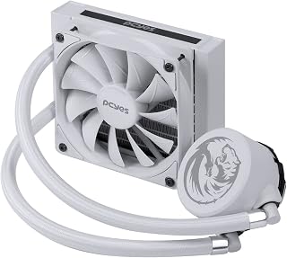 WATER COOLER SANGUE FRIO 2 WHITE 120MM (INTEL/AMD) - MANGUEIRAS DE NYLON - TDP 200W – PSF2120H33WHSL - PCYES