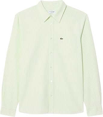 Lacoste Mens Regular Fit Striped Oxford Shirt