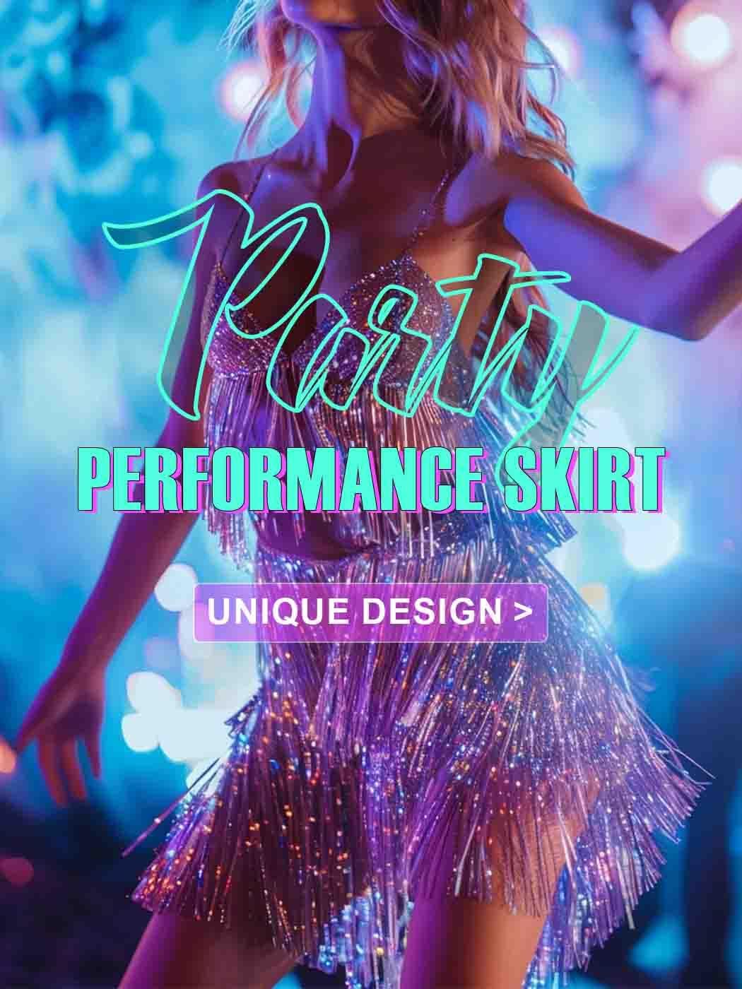 Zoestar Sequin Belly Dance Outfits Sparkly Rave Costume Skirts Tassel Sequin Bra Top Skirt for Women