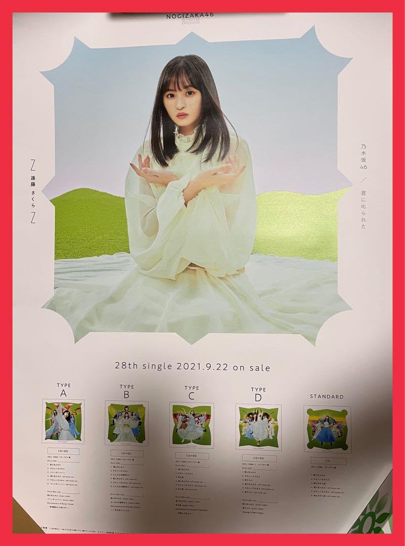 Amazon.co.jp: 乃木坂46 君に叱られた B2サイズ 特製ソロポスター 遠藤
