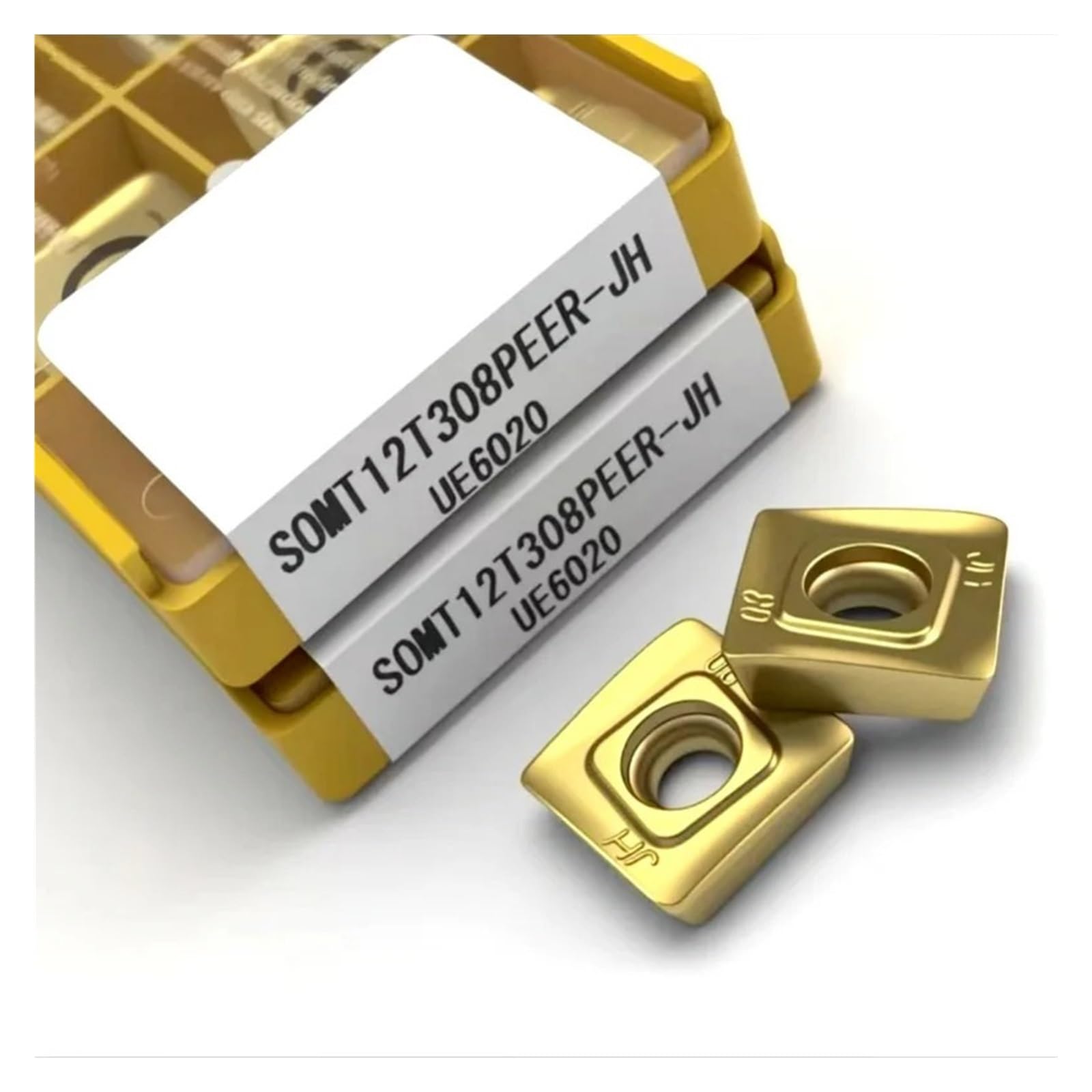 10 szt. płytek węglikowych SOMT12T308 JH VP15TF UE6020 Części narzędzi metalowych do cięcia i toczenia(SOMT12T308 JH Ue6020)