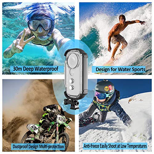 Boîtiers étanches pour Insta360 One X évite infiltration eau coque HD - 3