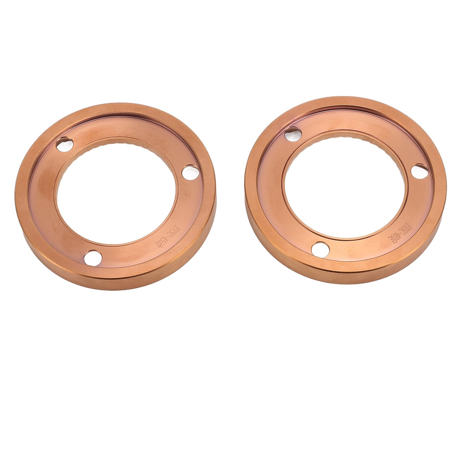 Cryfokt Molinillo de café de Fresa Plana Chapado en Titanio de 64 Mm para un Sabor de café Limpio para el Hogar Barista Construcción de Acero para DF64 DF64P y Fellow Ode