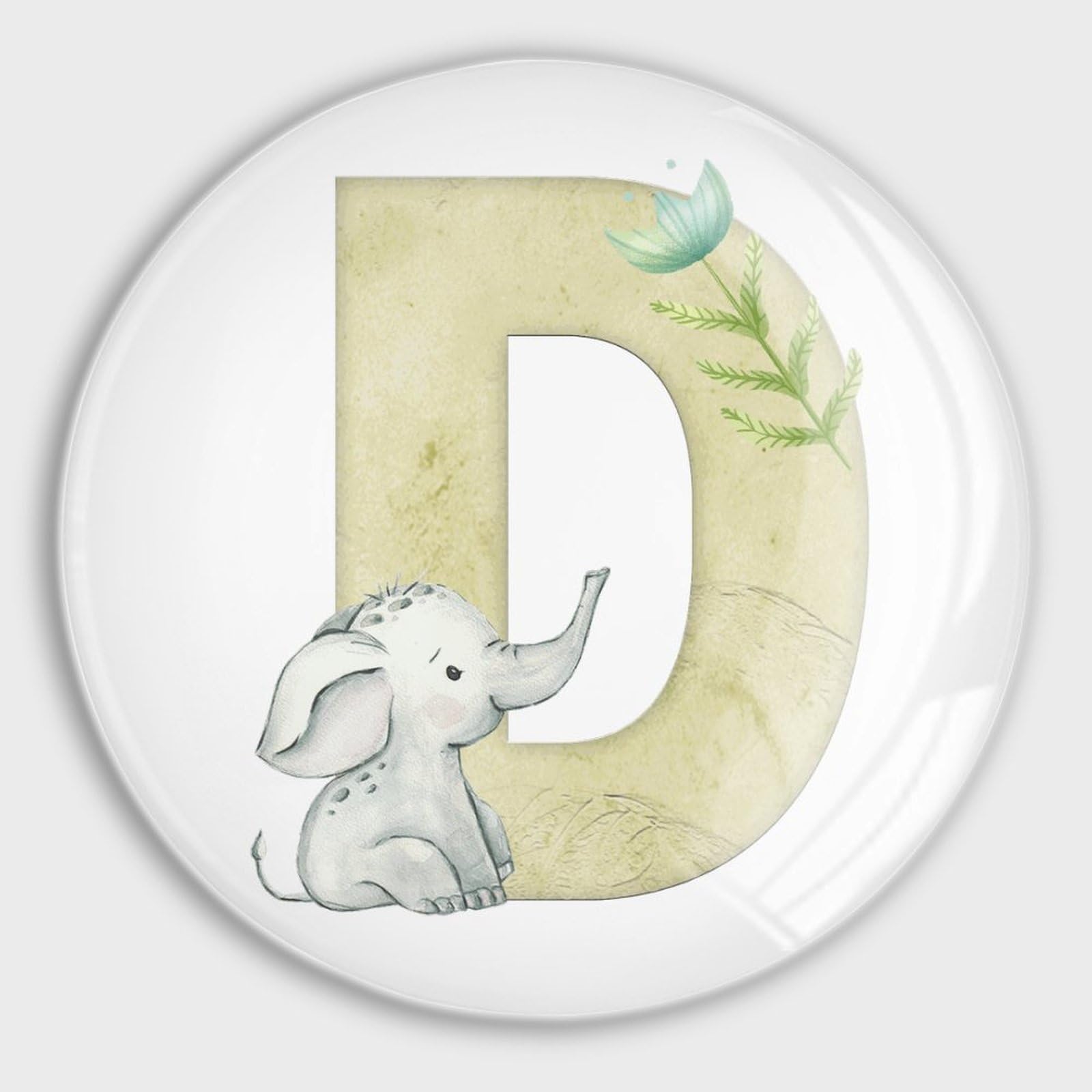 Aimants de réfrigérateur pour cuisine et tableau blanc lettre D lot