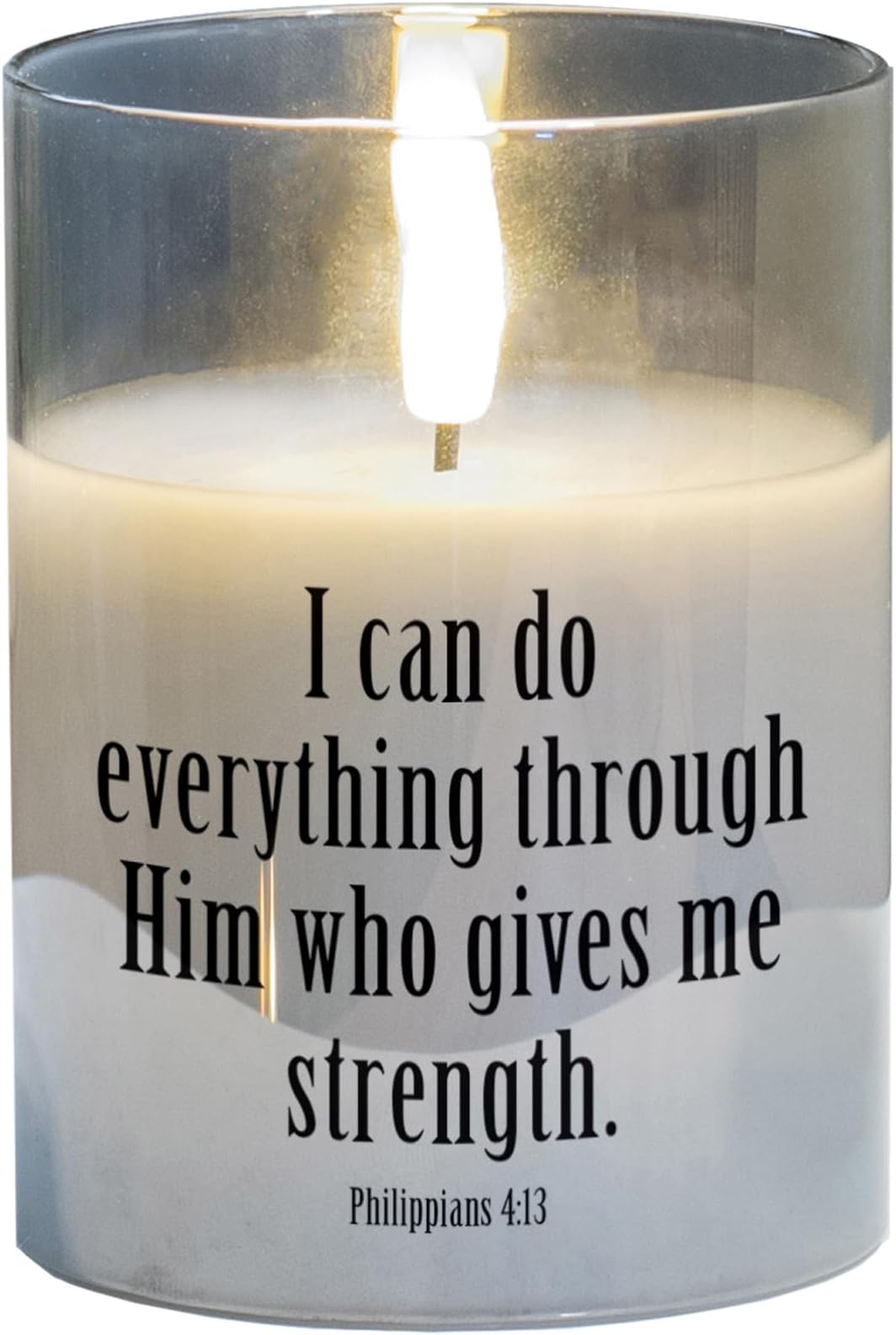 ons Inc Led Candle I Can Do Phil 4:13 4In