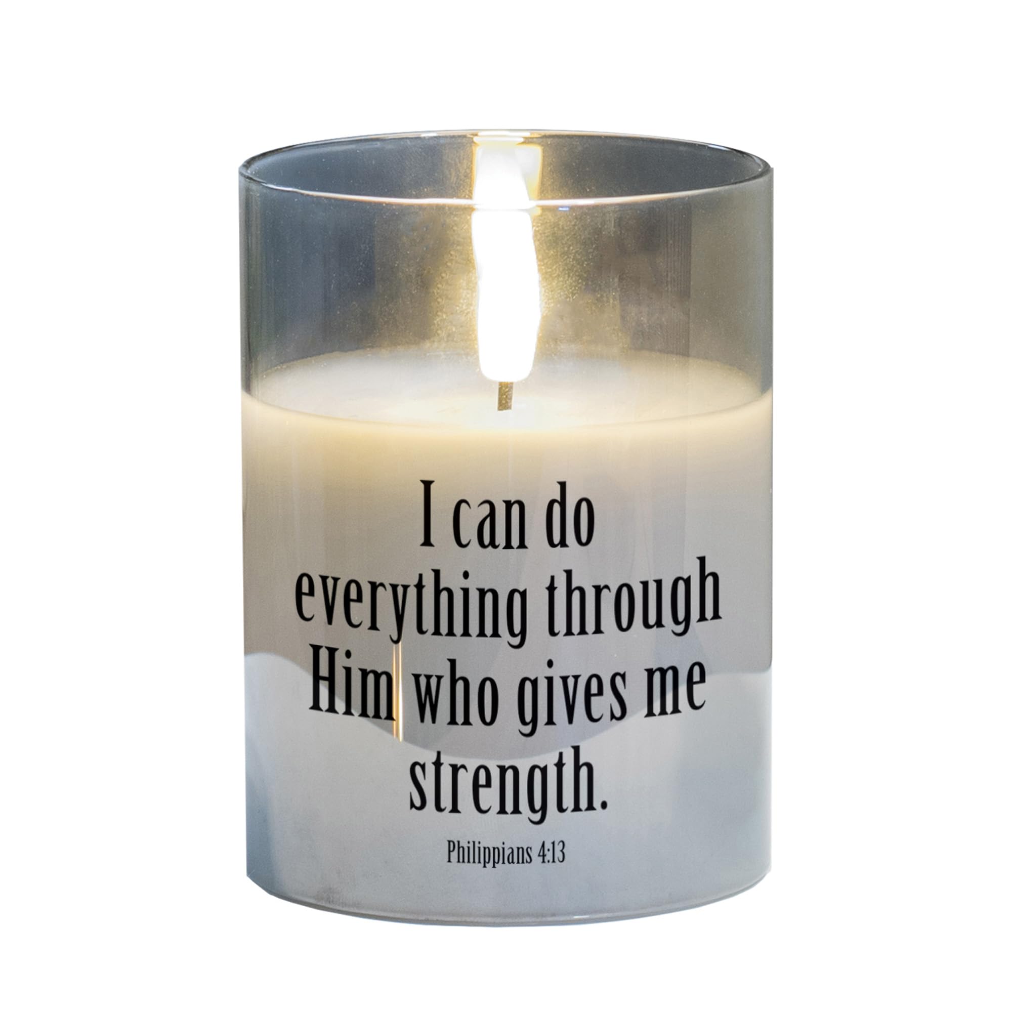 ons Inc Led Candle I Can Do Phil 4:13 4In