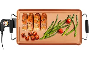 Copper Griddle Electric for Meat and Eggs