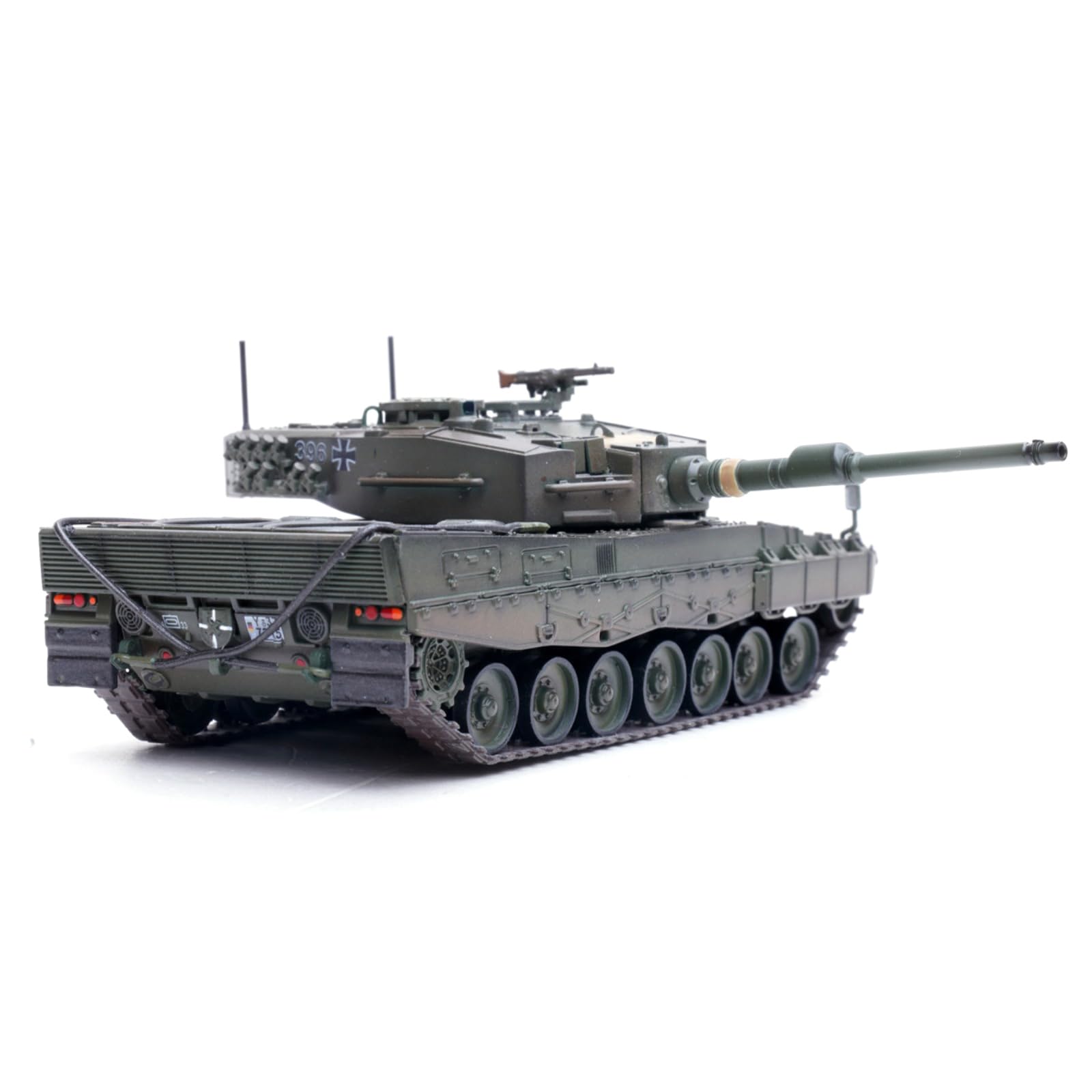 CHICHIYANG Alloy 1:72 Bundeswehr Leopard 2A4 Panzermodell Fertiges gepanzertes schweres Fahrzeugmodell für Sammler & Enthusiasten