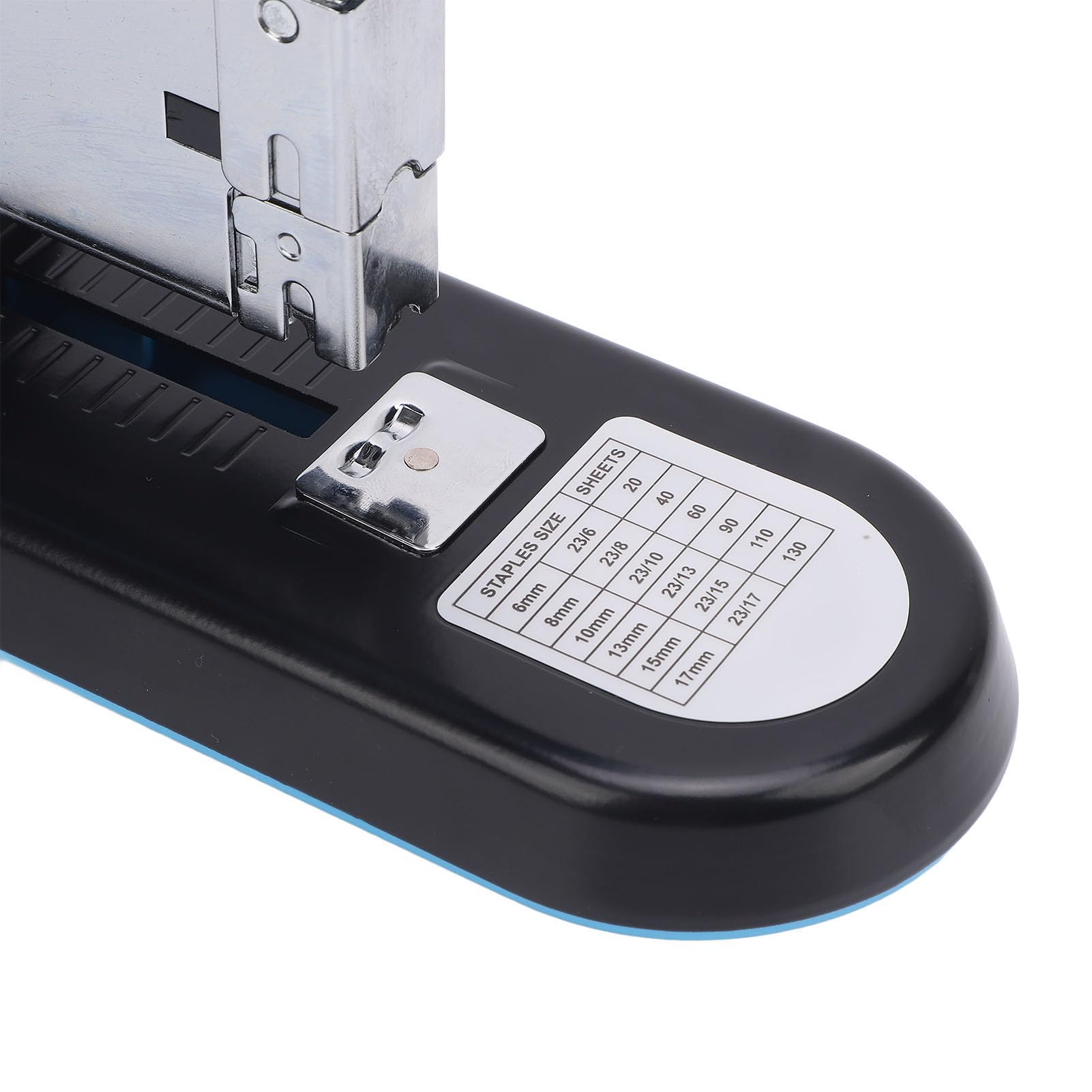 Grapadora de Alta Resistencia, Grapadora Ajustable Grapadora de Escritorio Profundidad de Alimentación Ajustable Máquina Grapadora de Papel de Escritorio Capacidad de 130 Hojas