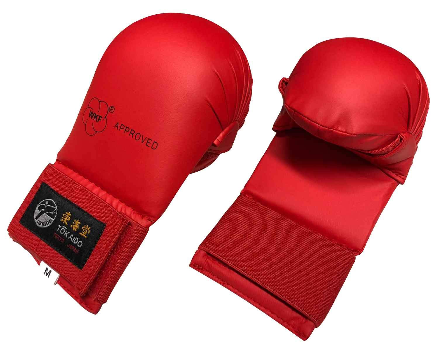Tokaido Faustschutz WKF rot blau Karate-Faustschützer für Training und Wettkampf