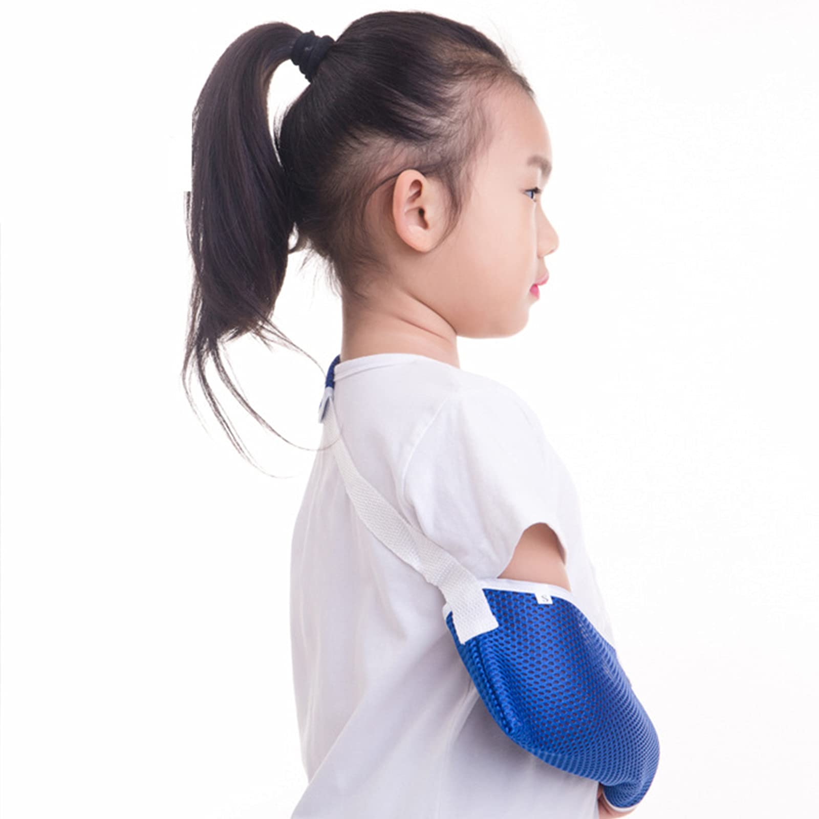 Cabestrillo para el Hombro Cabestrillo para el Brazo Cabestrillo para el Hombro con Malla para niños - Inmovilizador médico del Hombro para la Ducha - Soporte Derecho Izquierdo para niños y