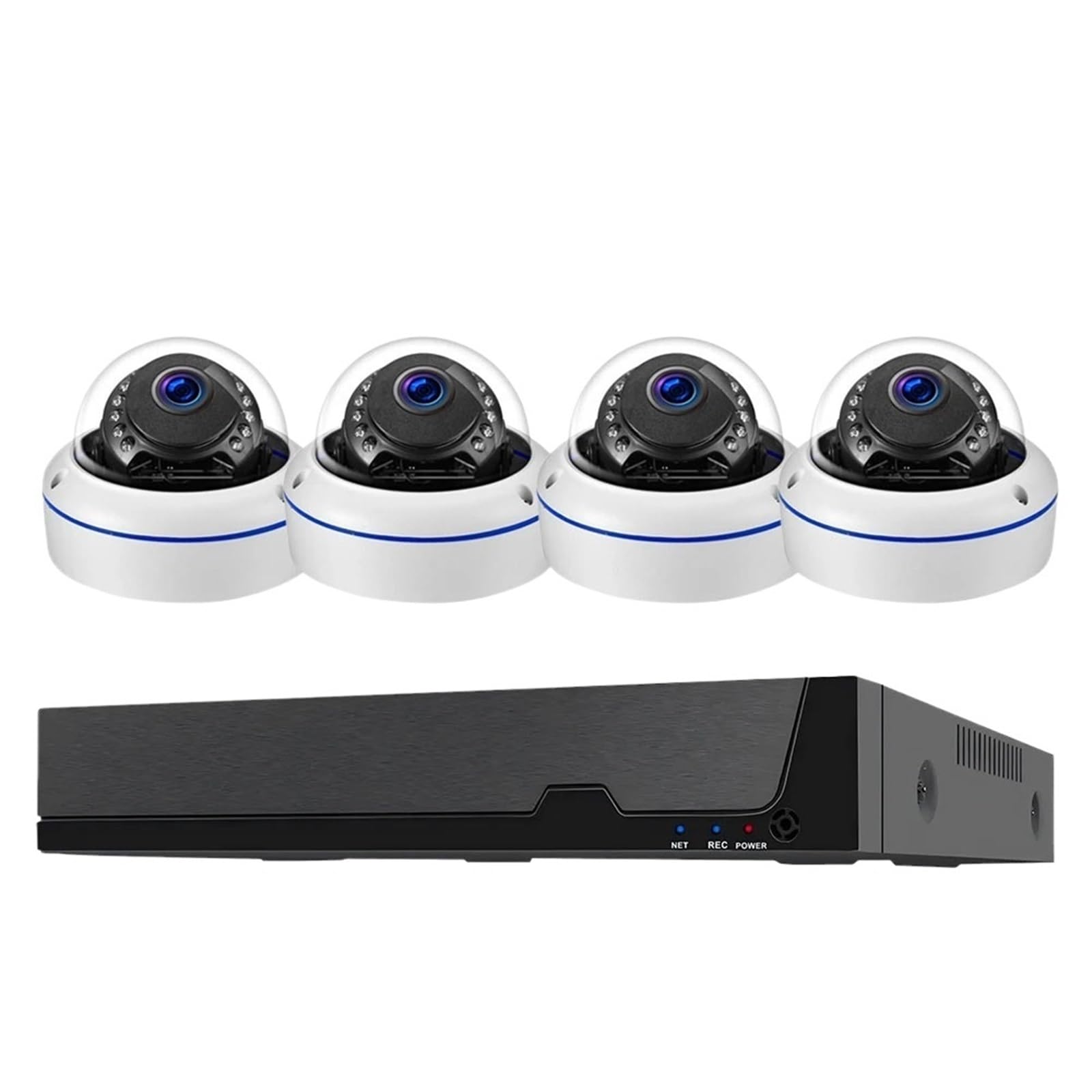 JVDDI 4K 8MP Security POE Audio Camera System 4K POE NVR Outdoor Video Surveillance Kit Home IP CCTV Camera Set