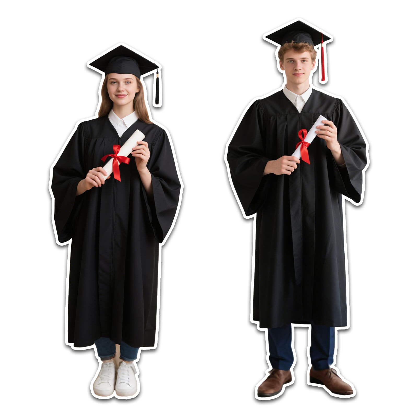 Aappping 6Ft(183Cm) Custom Cardboard Cutout,Custom Life Size Cardboard Cutout Stand-Up Photo,Customized For Wedding Birthday Graduation (6Ft(183Cm))