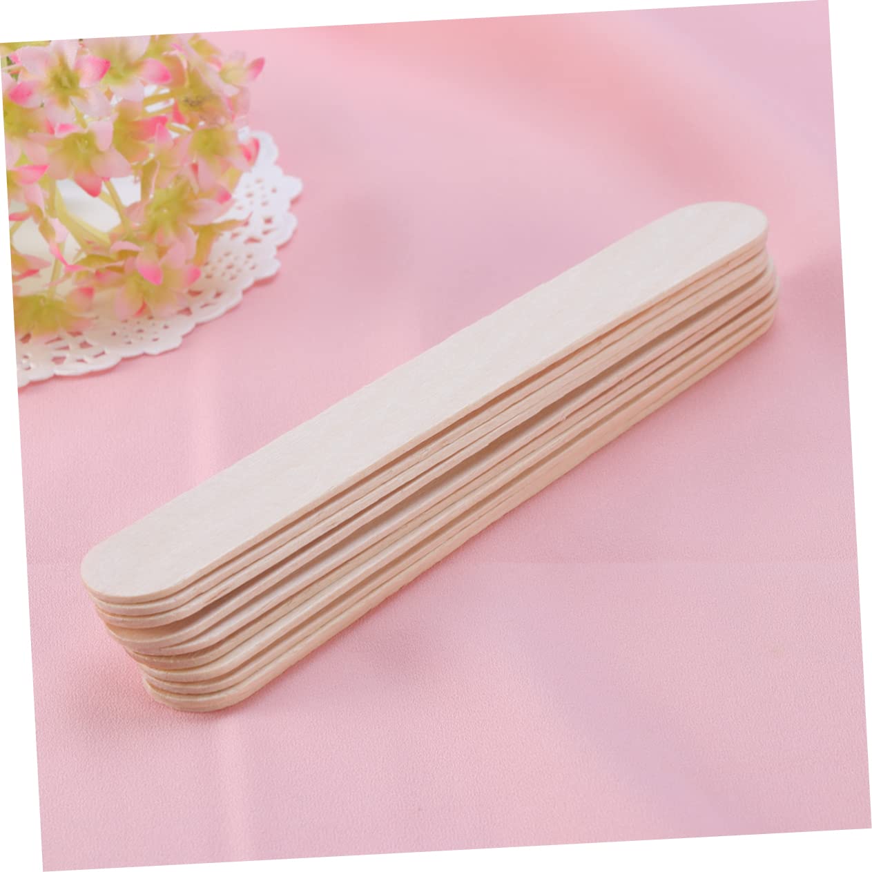 Ipetboom 1Pcs Wooden Hair Removal Wax Applicator Sticks Versatile Wax Spatula for Salon and Home Use Safe Durable for Smooth Hair Removal Waxing