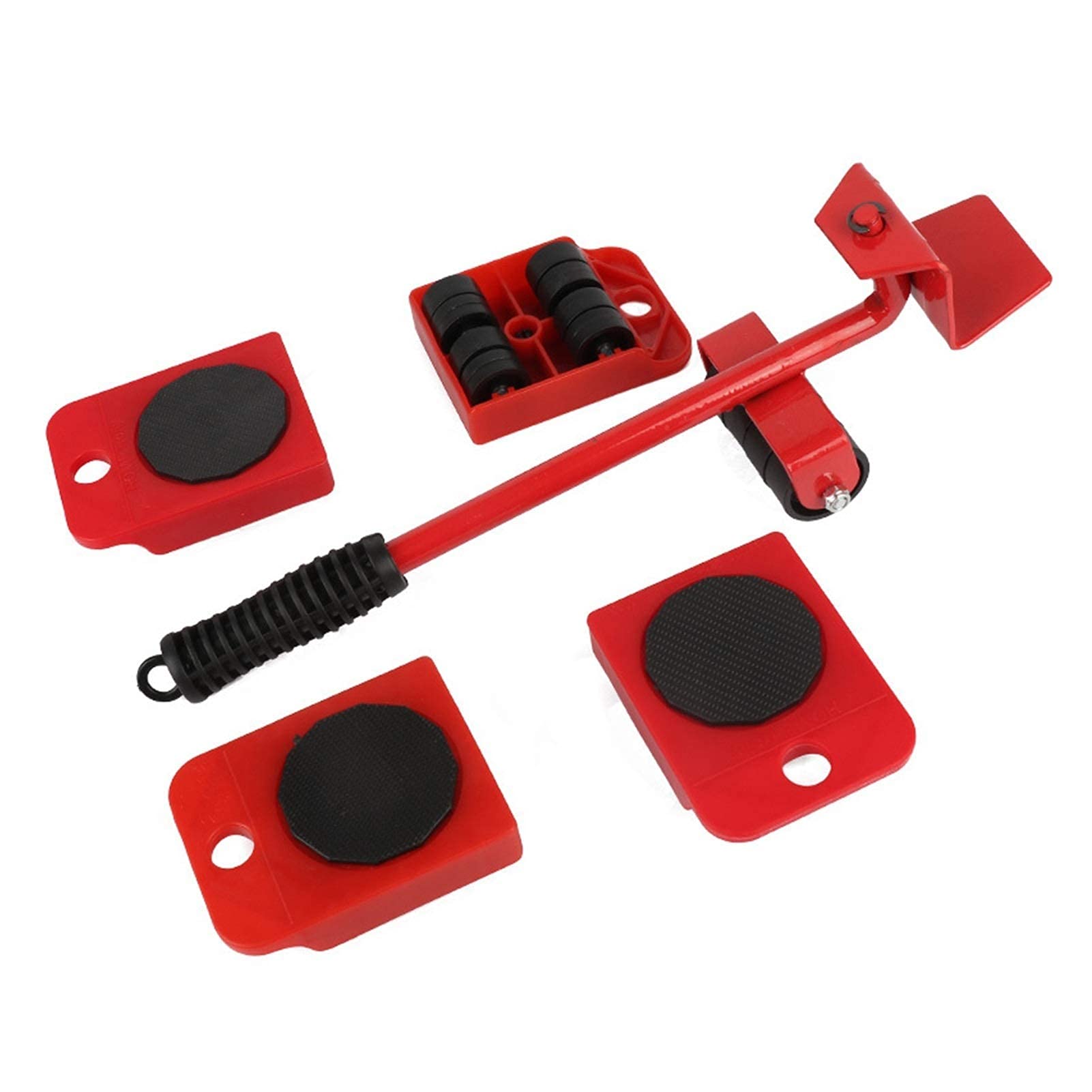 Trasportatore di mobili 4 Pezzi Si muove Mobili Strumento di Trasporto Shifter Ruota Mobile Dispositivo di Scorrimento Rullo di rimozione Strumenti in Movimento Pesante Solleva Facilmente Oggetti PE