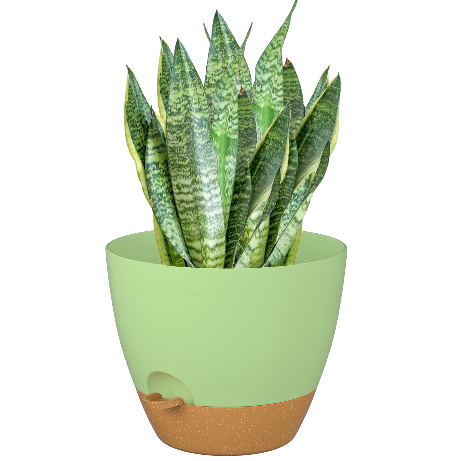 ZMTECH 30 cm Plant Pots with Watering Lip Self Watering Planters