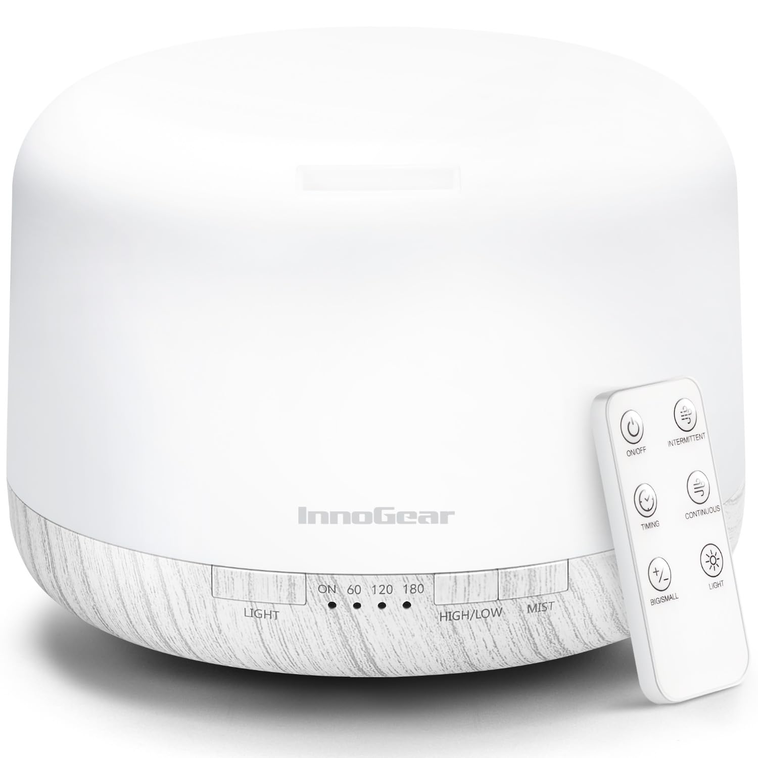 Photo 1 of ***MISSING PARTS***
InnoGear 500ml Essential Oil Diffuser with Remote Control, Premium Ultrasonic Aromatherapy Diffusers Mother's Gift Scent Humidifier Vaporizer Auto-Off Timer for Large Room Home, White