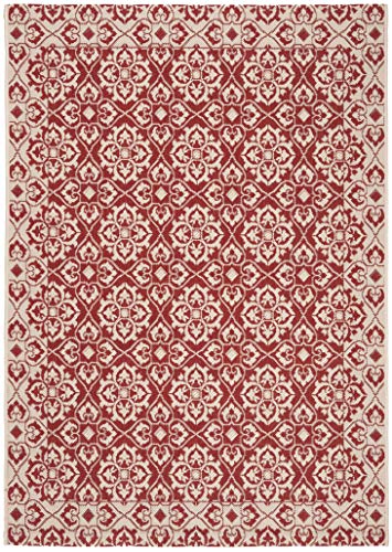 Tapete decorativo Safavieh Courtyard Rojo 172x142 cm miniatura 3