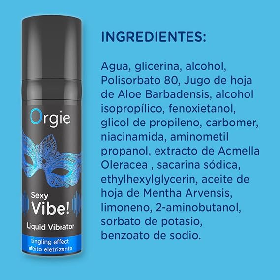 Orgie Orgie Sexy Vibe! Liquid Vibrator 15 g : Amazon.es ...