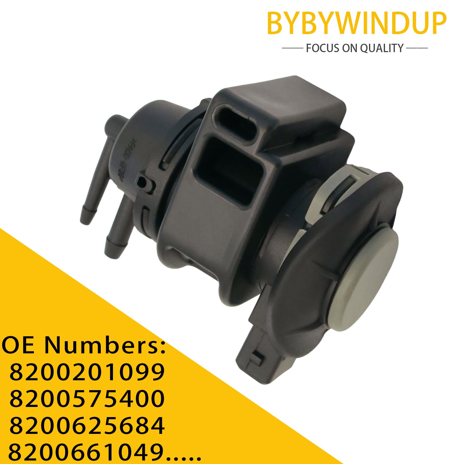 Soupape solénoïde de pression turbo pour contrôle de décharge compatible avec Clio Megane Twingo Scenic Kangoo Laguna Duster Sandero Logan, remplacement pour 8200575400 8200661049 8200625684