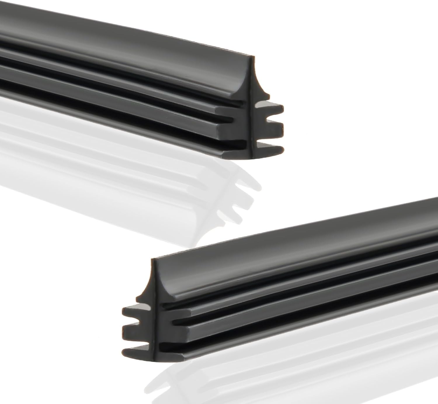 R-timer 2 Pieces Wiper Blade Rubber for Smart Forfour II/EQ fortwo/EQ fortwo Cabrio, Wiper Blade Rubber Replacement, Windshield Wiper Rubber, Compatible with All Wiper Blades,28in