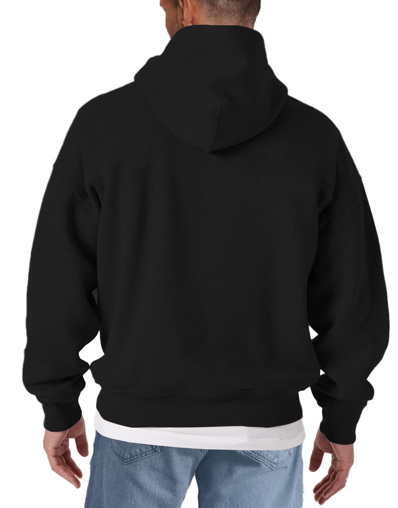 MAKAYA Hoodie da Uomo con Motivo Hip Hop Felpa con Cappuccio con Cassetta Tape Mixtape Pullover Maglione Sweatshirt