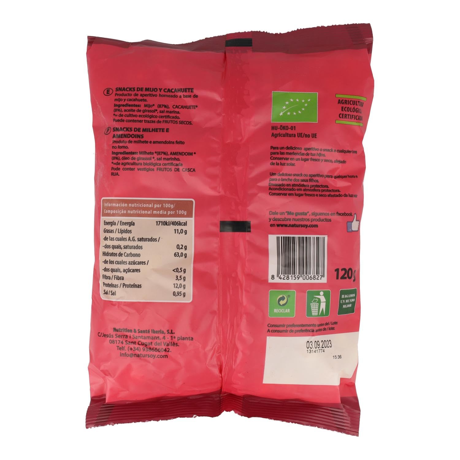 SNACKS MIJO CACAHUETE BIO