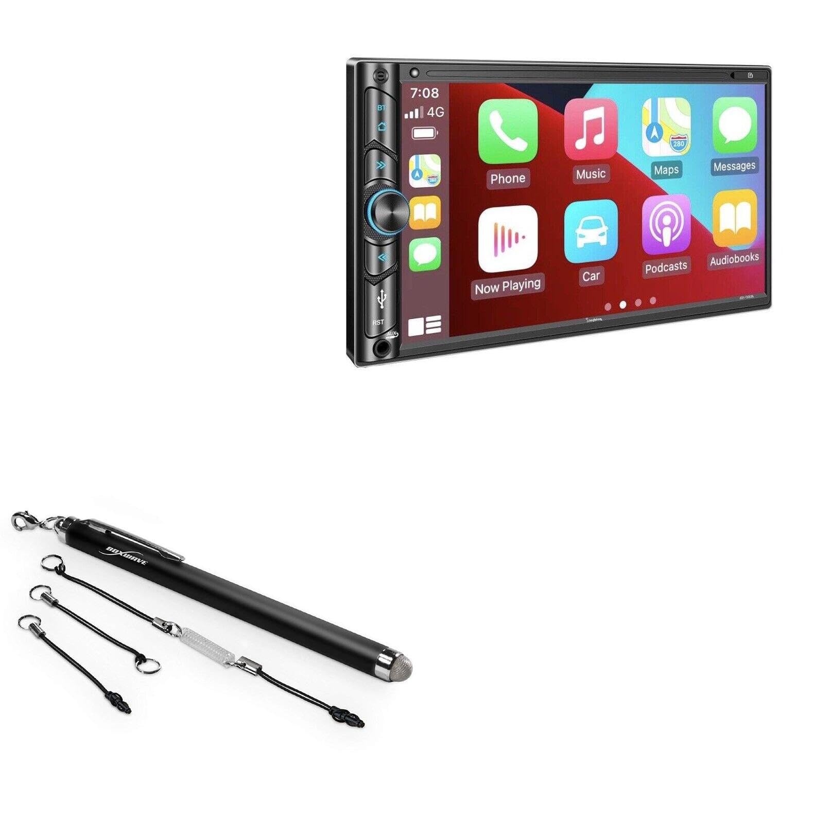 BoxWave Stylus Pen Compatible with Sjoybring JOY-D006 (7 in) - EverTouch Capacitive Stylus, Fiber Tip Capacitive Stylus Pen - Jet Black