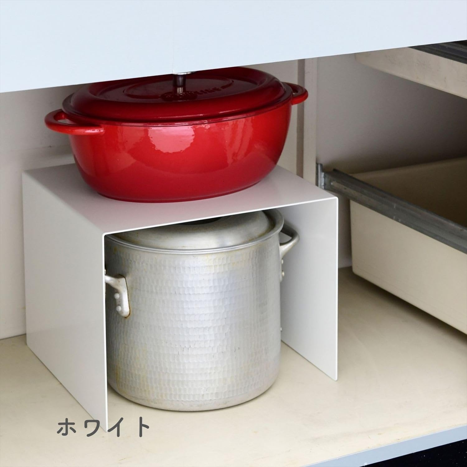 Amazon.co.jp: be worth style 日本製 頑丈 スチール コの字ラック