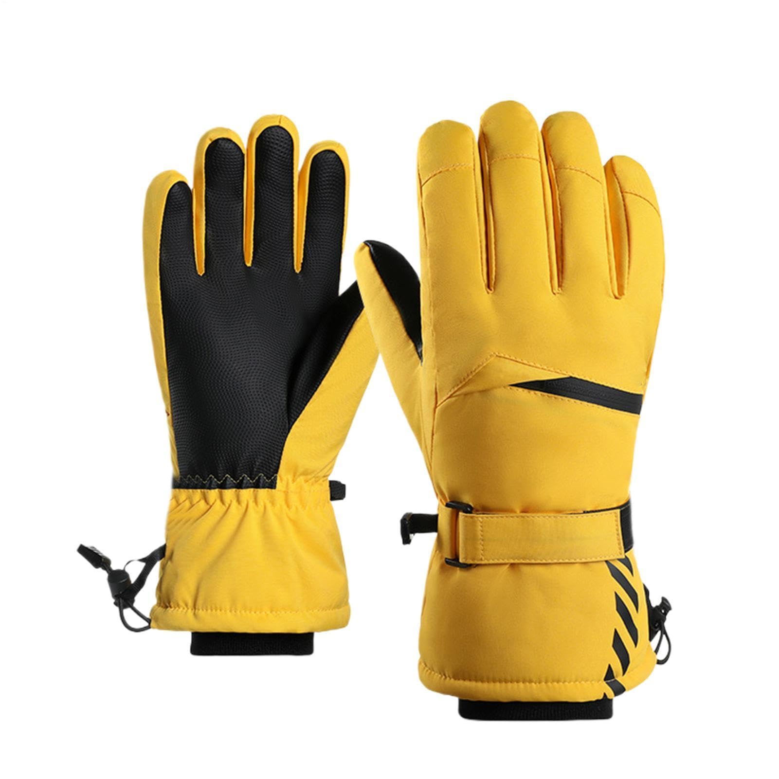 Generisch Winter Handschuhe Wärmende Touchscreen Fäustlinge rutschfest | Winter Skihandschuhe Mit Handgelenkstütze Für Radfahren, Autofahren, Laufen, Radfahren, Wandern, Angeln, Reiten, Kaltes