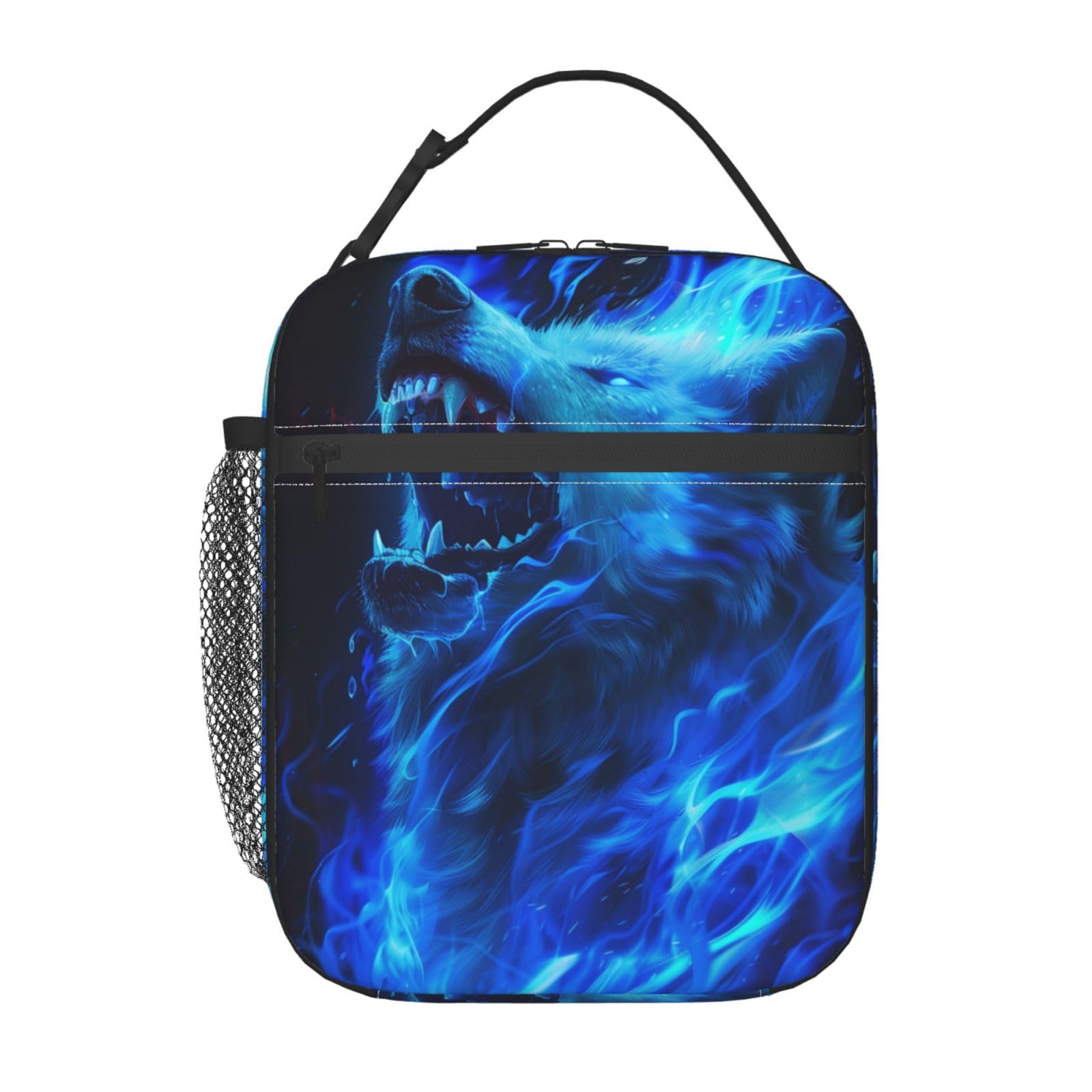 Insulated Lunch Box Wolf Theme Kids Adults Work School Travel