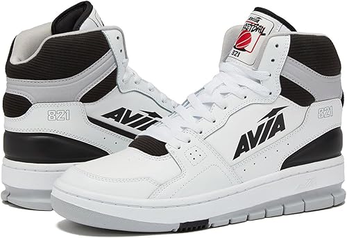 Avia 821 - Tenis altos para hombre, para interiores o exteriores, zapatos de baloncesto para hombre, tallas 7 a 16, zapatos retro de caña alta para