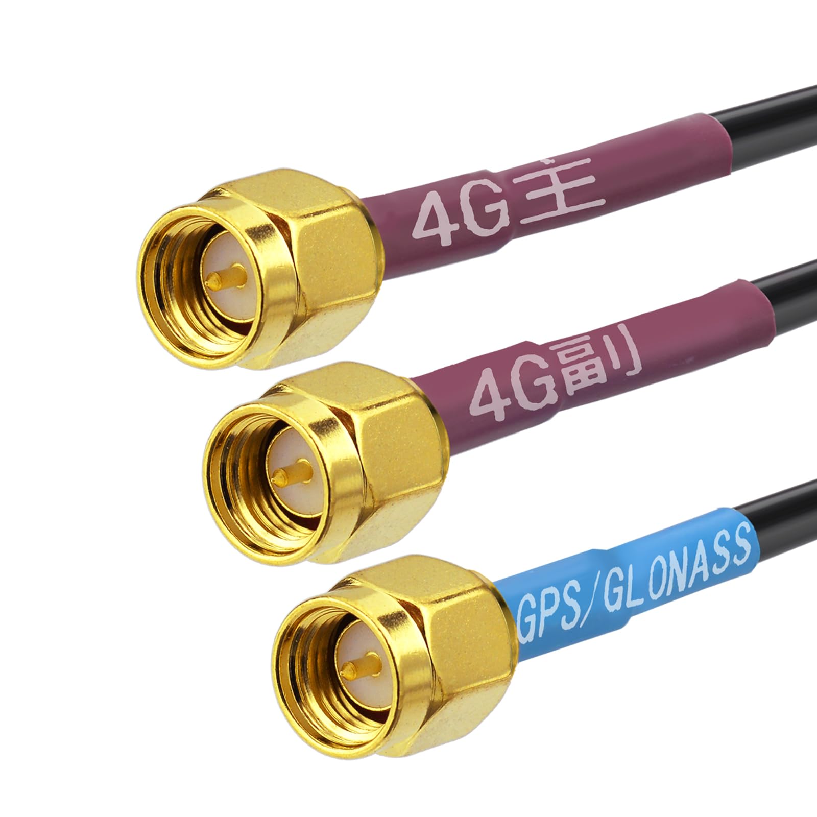 Superbat Antenna MIMO GPS 4G LTE per Esterno Omnidirezionale con Fissaggio a Vite, Progettata per Sistemi di Navigazione per Camion, Router 4G LTE e Amplificatori Mobili