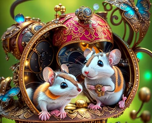 HASWEX Canvas Painting Art Poster Cute Steampunk Robot 55x75cm no frame steampunk buy now online HASWEX Canvas Painting Art Poster Cute Steampunk Robot 55x75cm no frame steampunk buy now online