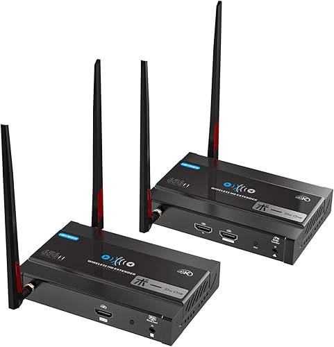 ShuOne Extensor HDMI inalámbrico (ShuOne812 4K 30Hz Extensor inalámbrico HDMI TX RX)