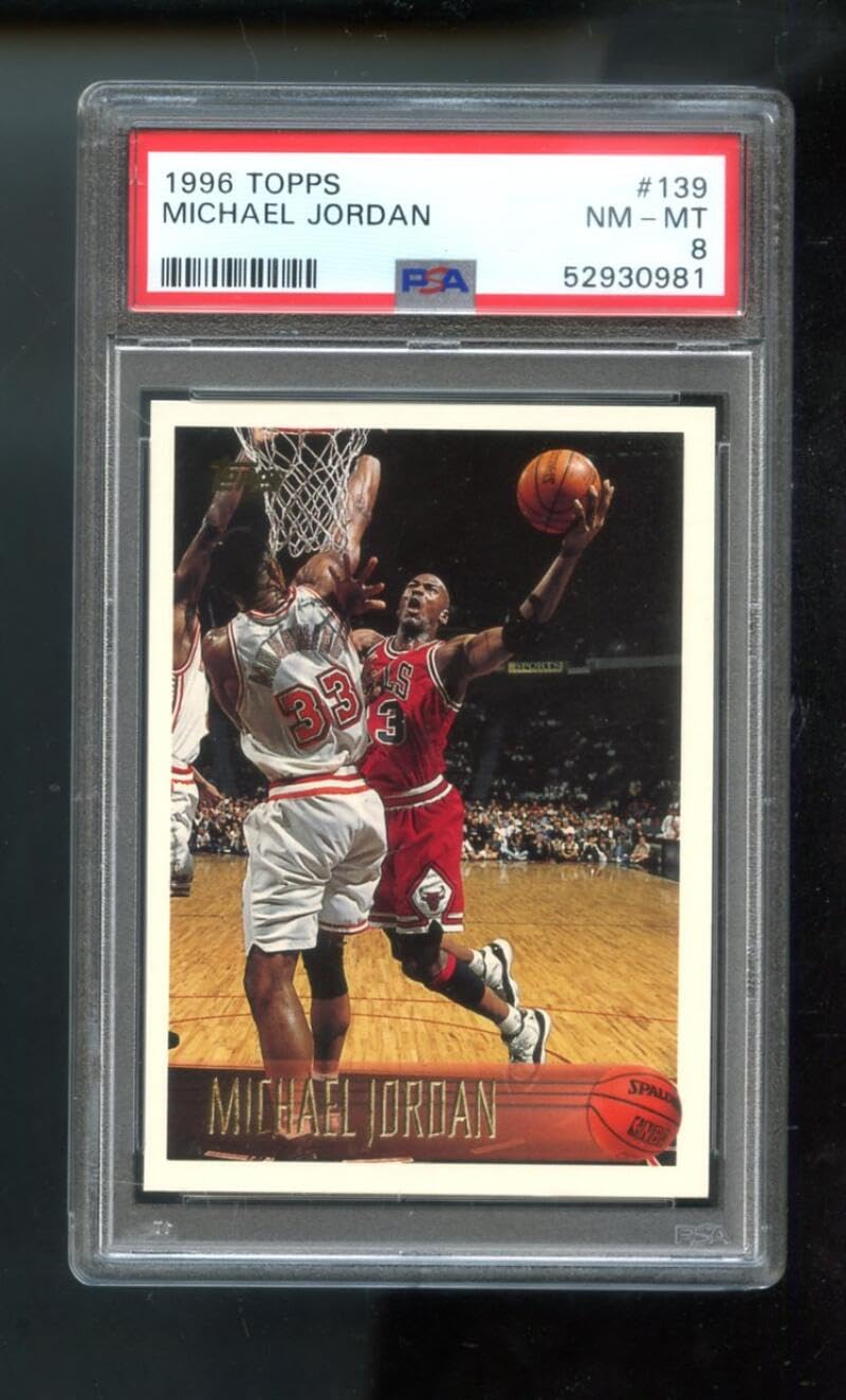 Amazon.com: 1996-97 Topps #139 Michael Jordan PSA 8 Graded