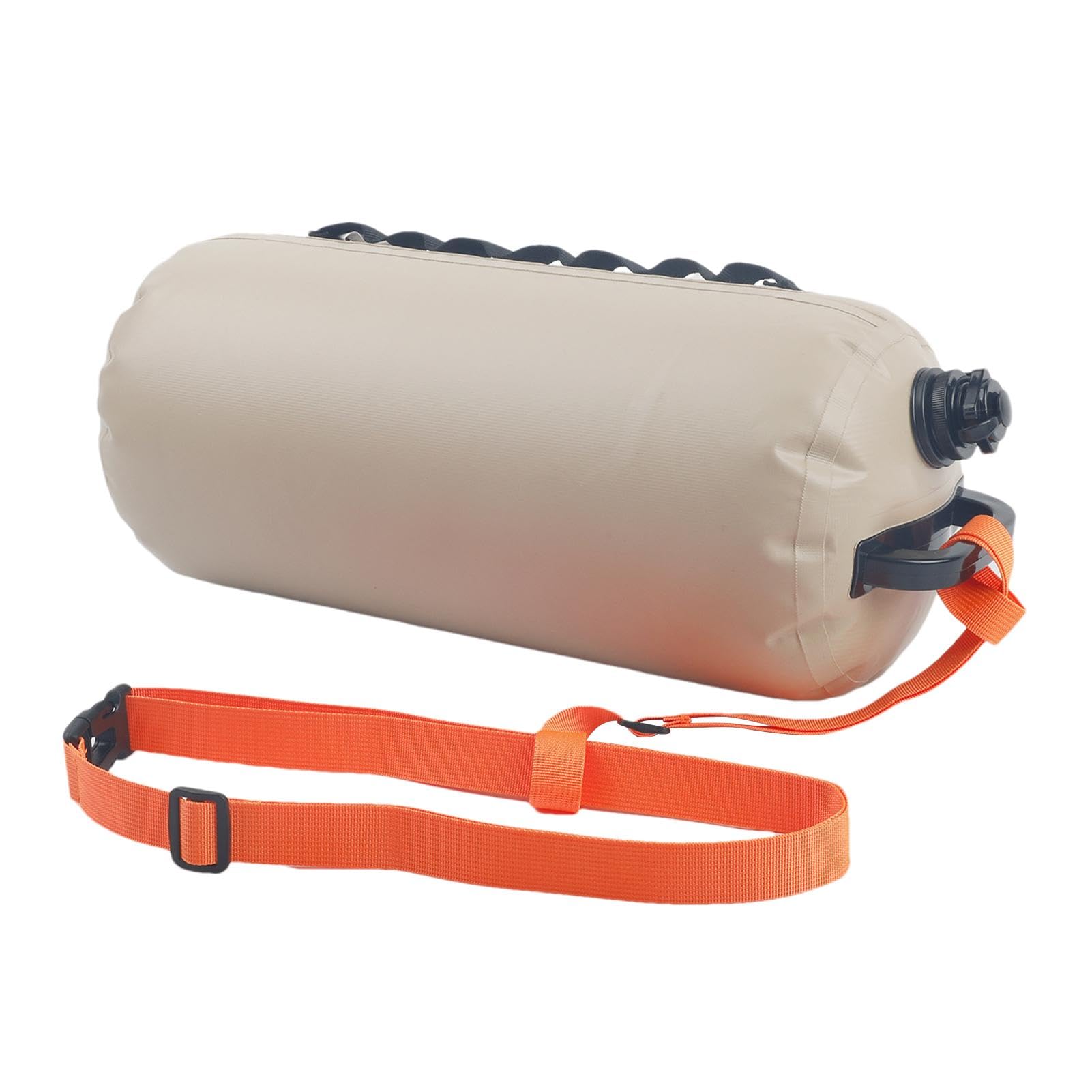Bouée De Natation Flottante 48x29cm - PVC Résistant, Ceinture Réglable, Flottabilité 176N, Sac Étanche - Triathlon & Eau Libre