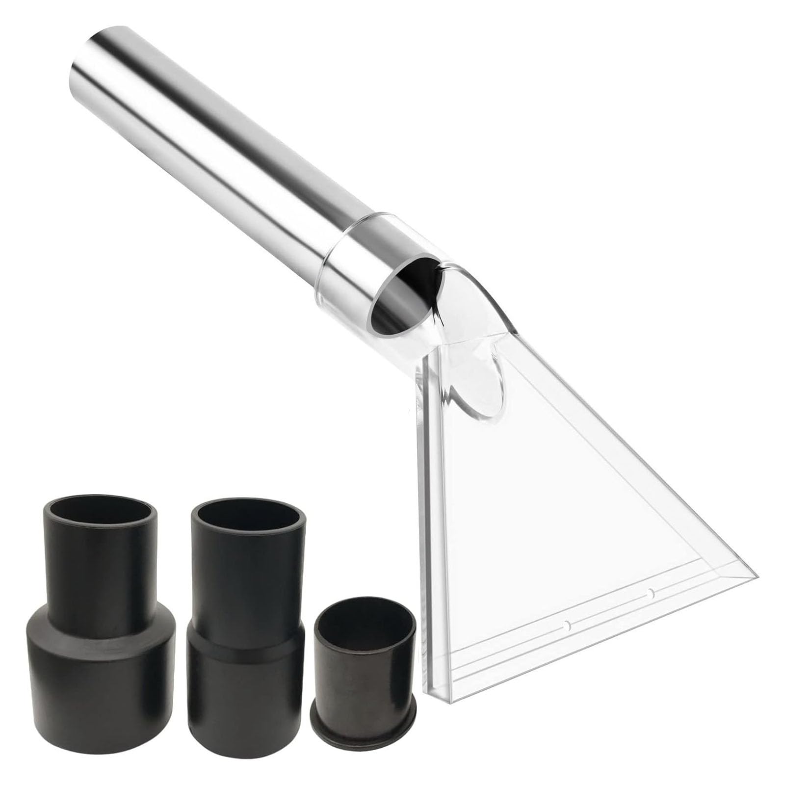 Jazuaiao Universally Vacuum Squeegee Tool with Interchangeable Adapters Carpet Cleaning Accessory Suitable for Home Automotive Use Shop Vacuum Extractor Attachment