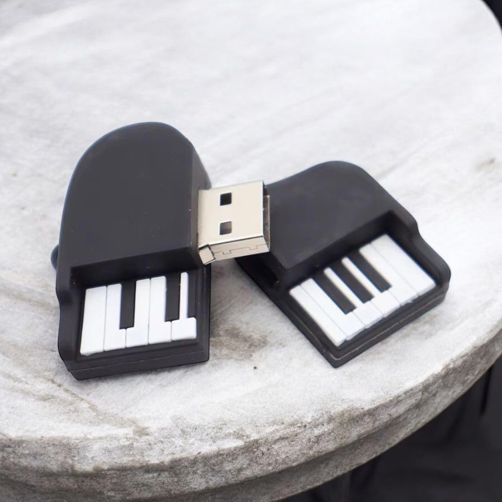 Piano Silicon Rubber Pendrive, Novelty Gifting Product, 2.0, Upto 12mbps Reading and Writing, Grade A Quanlity Tested, Fancy USB Flash Drive (4, GB)-picture-21