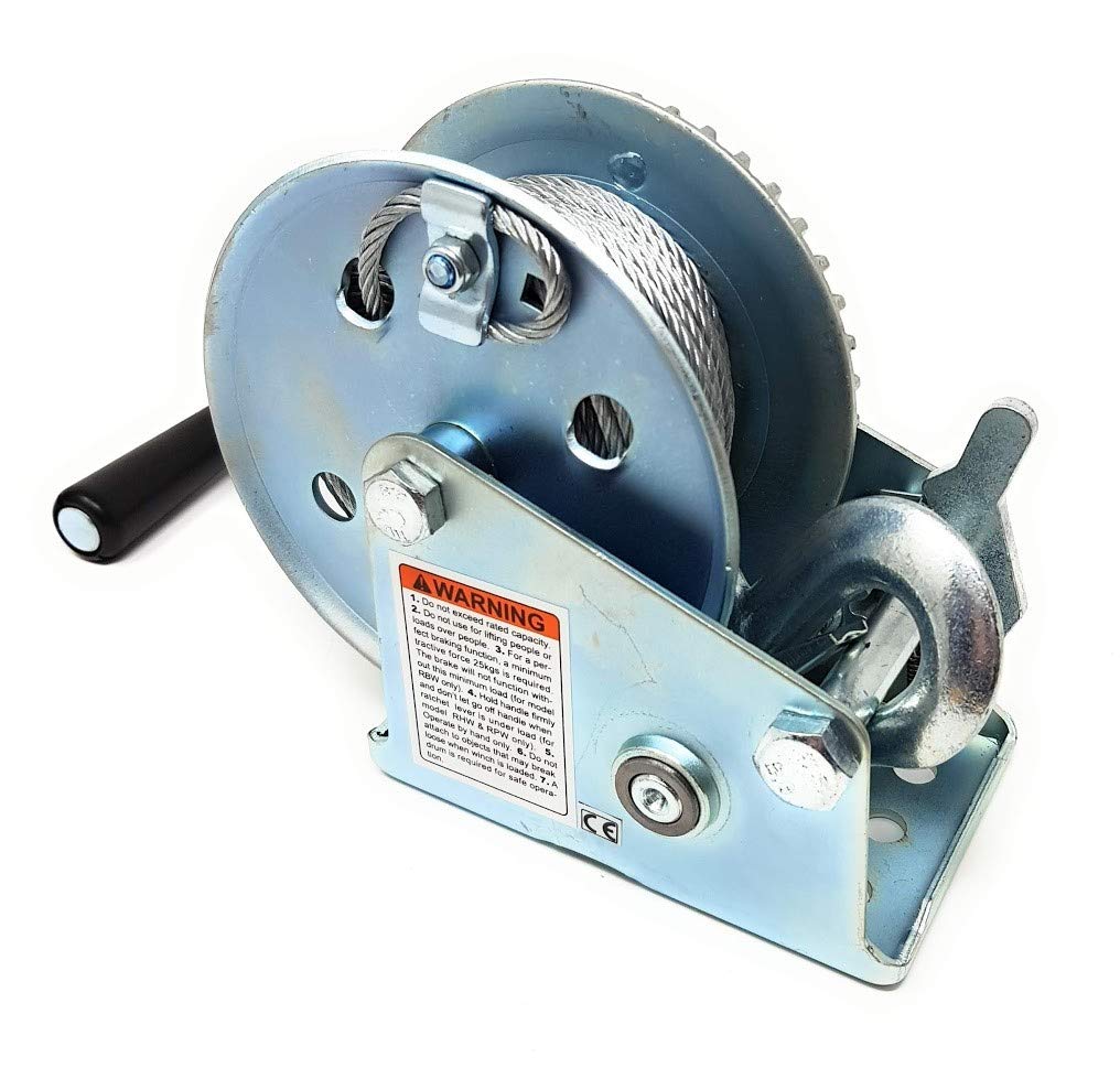 Buy 20 m 900 kg Hand Winch Ratchet Mechanism Winch Hand Winch Boat Winch Trailer Hand Winch Wire
