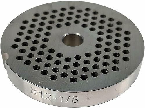 Placa para picadora de carne reversible #12 de 18 pulgadas - Cozzini Cutlery Imports (placa #12-18)