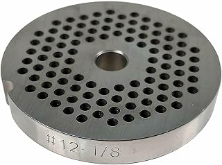#12 1/8" Reversible Meat Grinder Plate - Cozzini Cutlery Imports (#12-1/8 Plate)