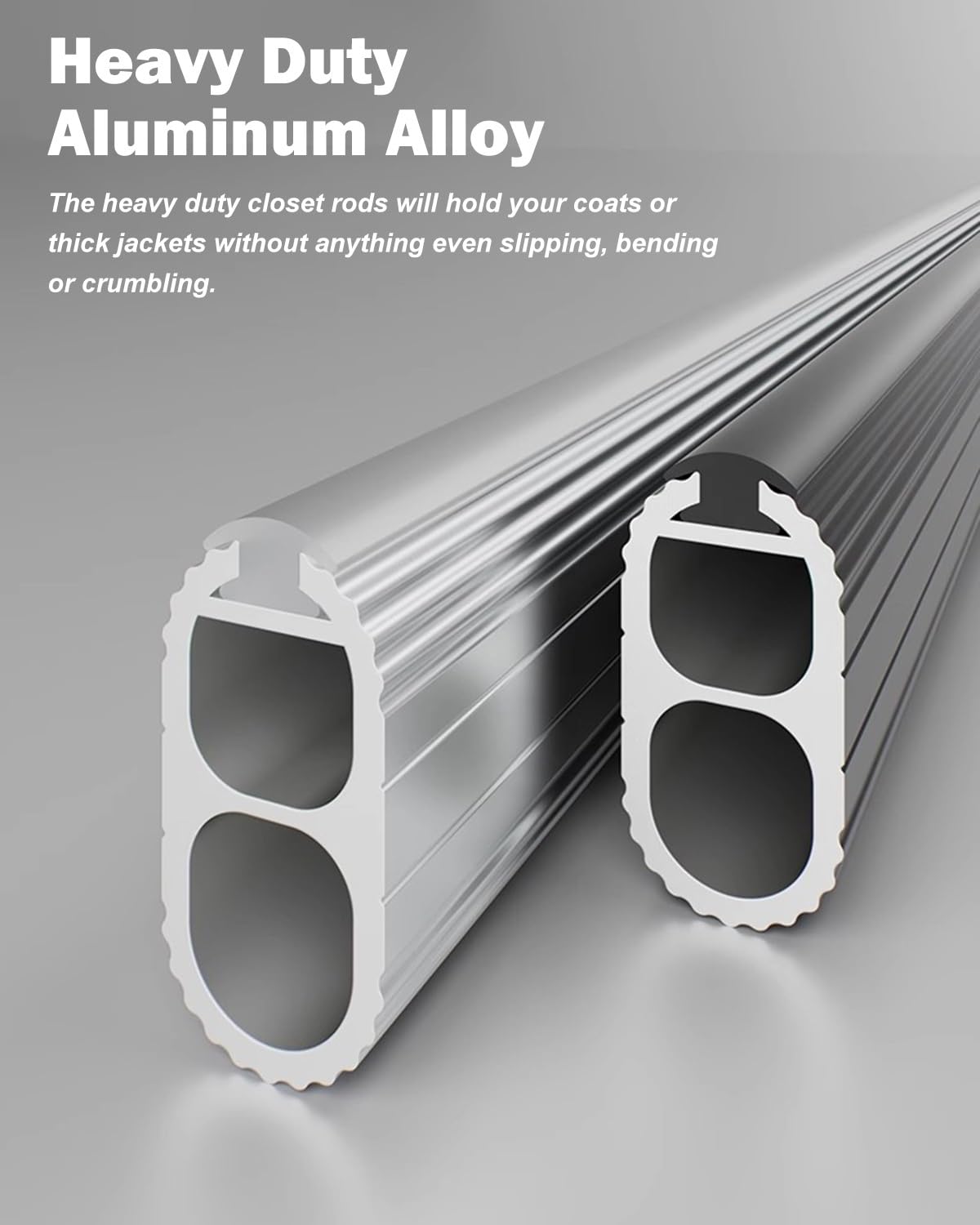 L'estremità Del Binario Per Guardaroba Ovale Supporta Le Staffe Per Guida Larghe 15 Mm In Argento Nichelato (2 - Foto 12