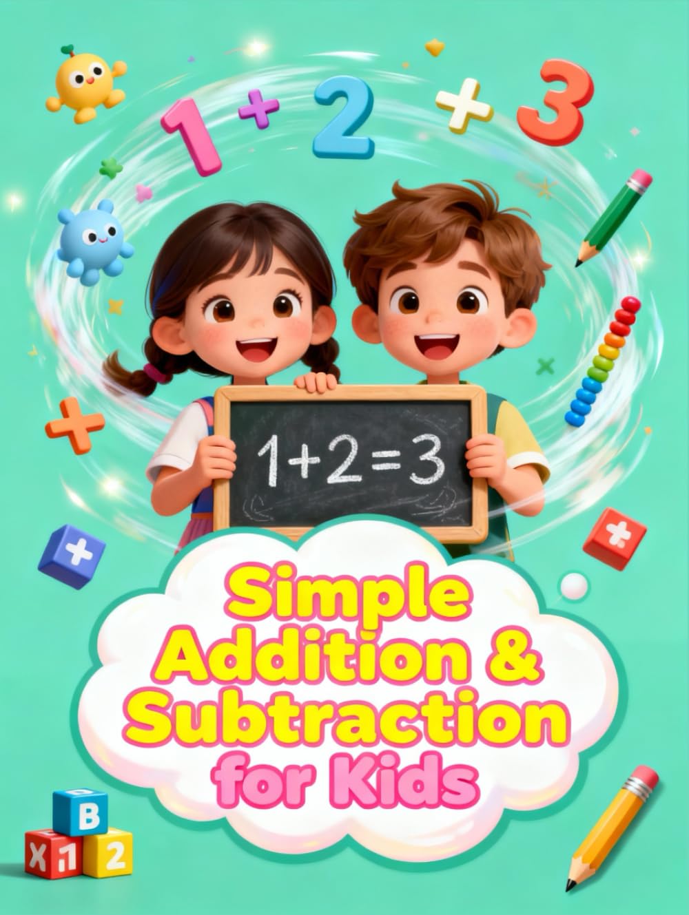 Simple Addition & Subtraction for Kids: Fun and Easy Math Activities to Build Strong Early Math Skills (Preschool Learning Skills Series)