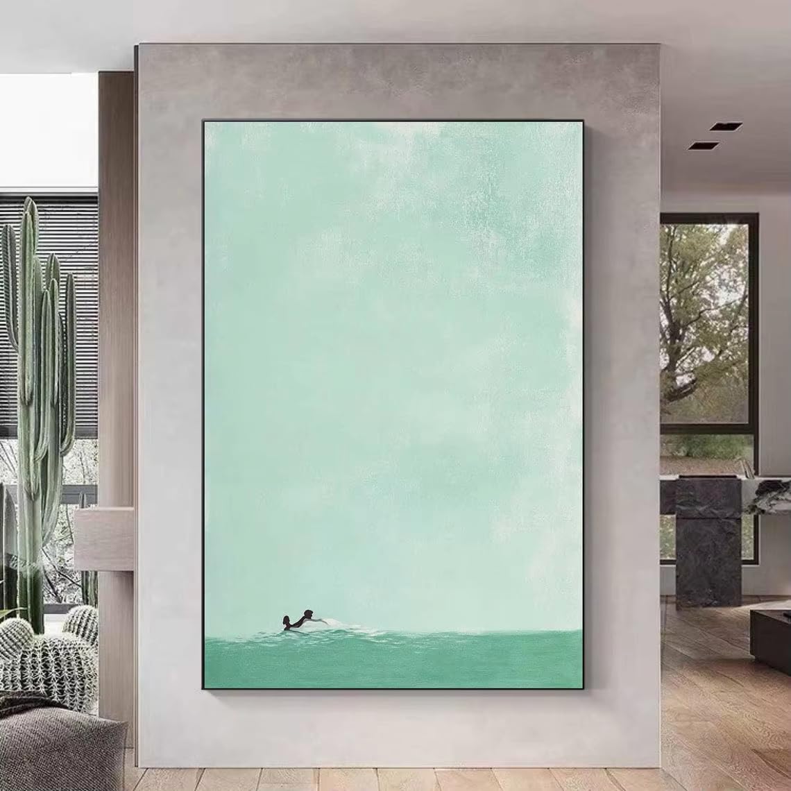 DFZEWKI Abstract Canvas Art Large Canvas Wall Art Modern for Living Room Home Decor(60x80cm(24x31in)/No frame)