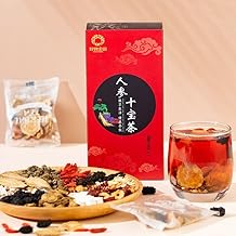 150g Dez Tipos de Chá com Ingredientes de Ginseng Chá de Ervas China Original Chá Perfumado Bom Chá Chá de Flores Orgânicas Naturais Alimentos Verdes Sem Aditivos